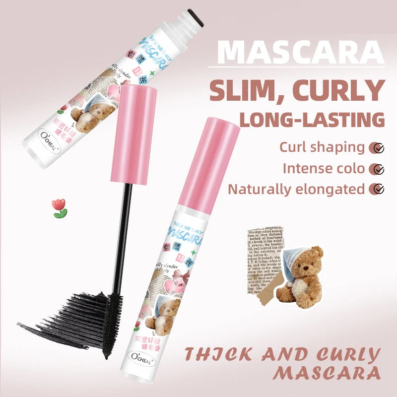 Thick Curly Eye Black Waterproof Sweat Proof Natural Qme