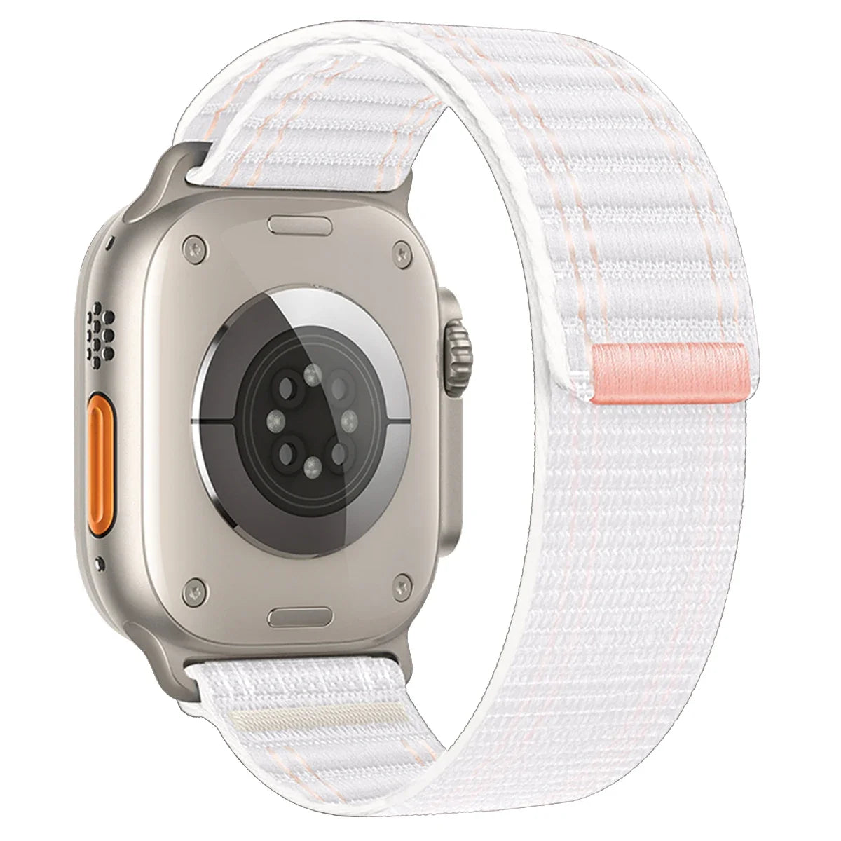 Nylon Loop Strap for Apple Watch Ultra 2 Band 49mm 44mm 45mm 42mm Bracelet IWatch Series 9 8 Se 7 6 5 4 3 Smartwatch Accessorie Qme PW 42mm 44mm 45mm 49mm