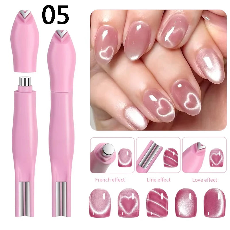 Rotating Cat Eye Nail Magnet Magnetic Sphere Multi-faceted Strong Qme 05