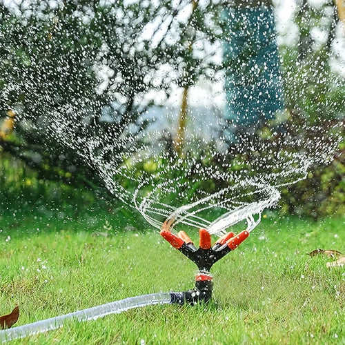 1 Automatic Sprinkler That Can Rotate 360 Degrees Qme black