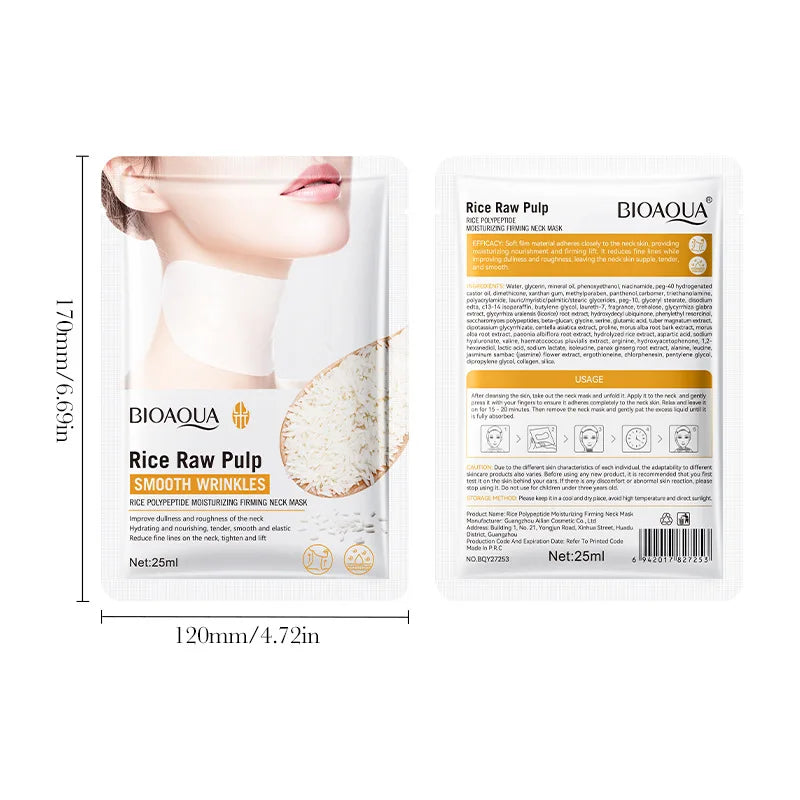 Collagen Neck Rolling Massage Cream Rice Extract Deeply Moisturizes Qme neck membrane 25ml
