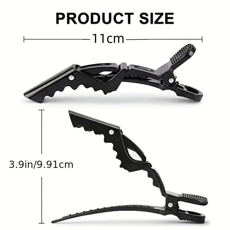 5-30pcs Alligator Hair Clip Plastic Nonslip Hairpin Black Pink Durable Hair Clamp Hairdressing Styling Accessories for Woman Man Qme