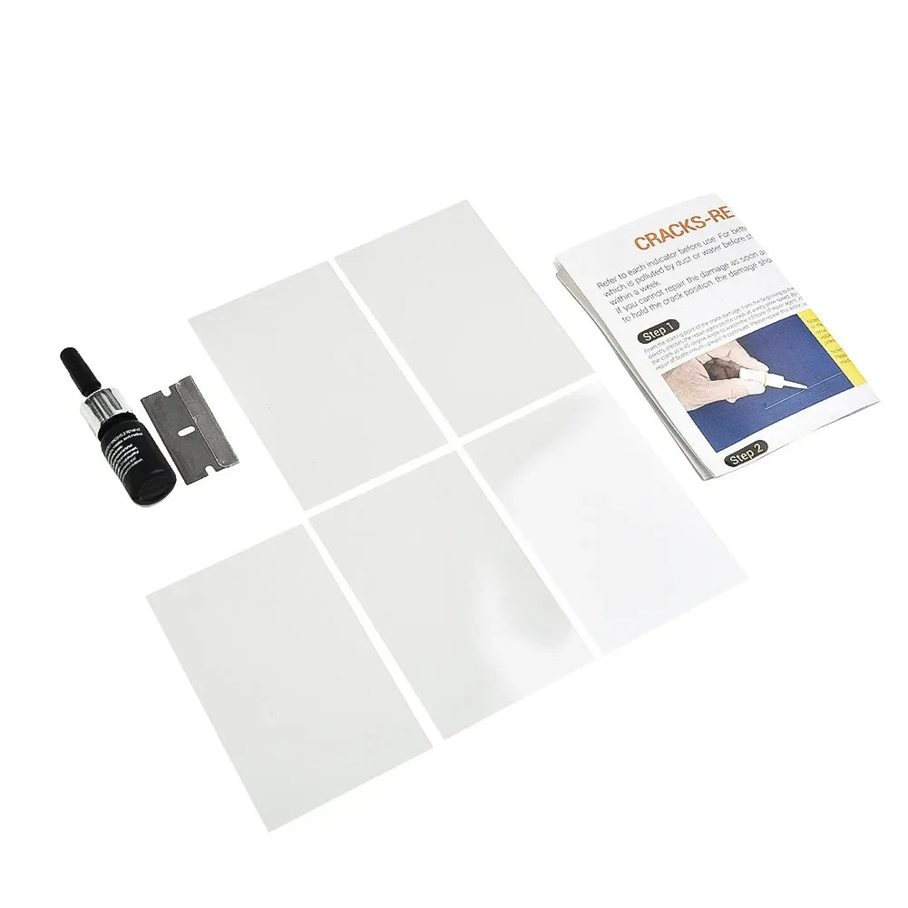 3ml Auto Vehicle Casement Fix Tool 1set Car Windshield Windscreen Glass Repair Resin Kit Repair Window Cracks Maintenance Tools Qme