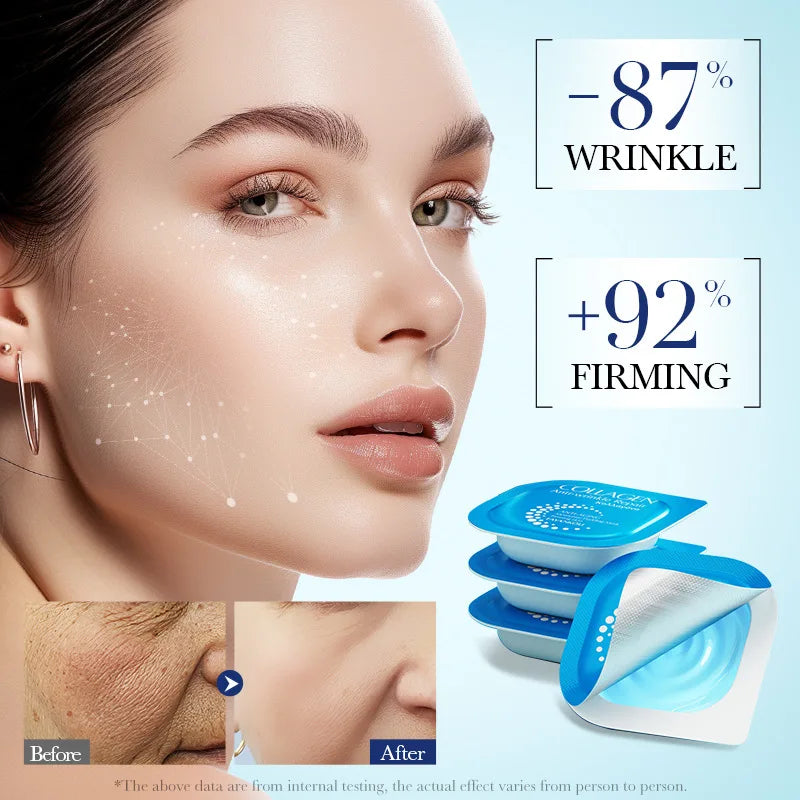 Collagen Anti-wrinkle Repairing Moisturizing Pudding Mask Nourishes Qme