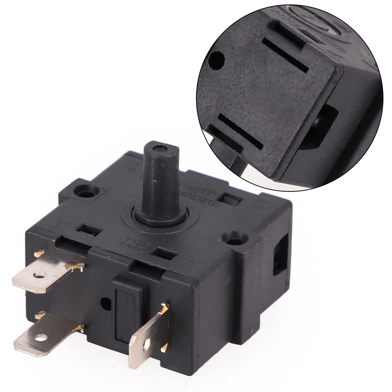 AC 250V 16A Rotary Switch Selector Electric Radiators Supporting Both Qme