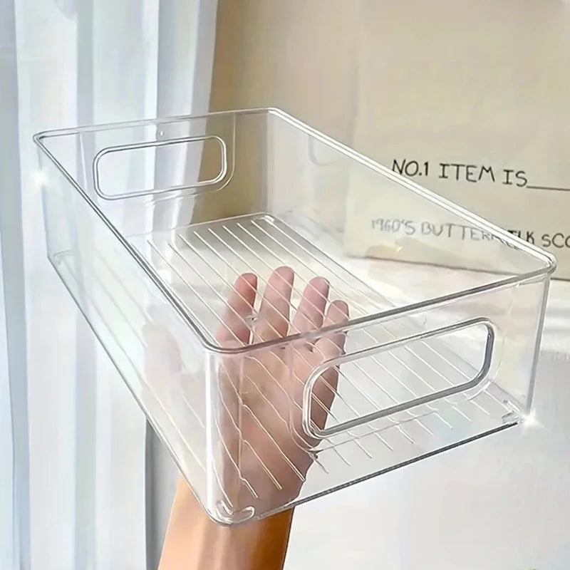 Dormitory Household Facial Mask Skin Box Refrigerator Storage Acrylic Qme