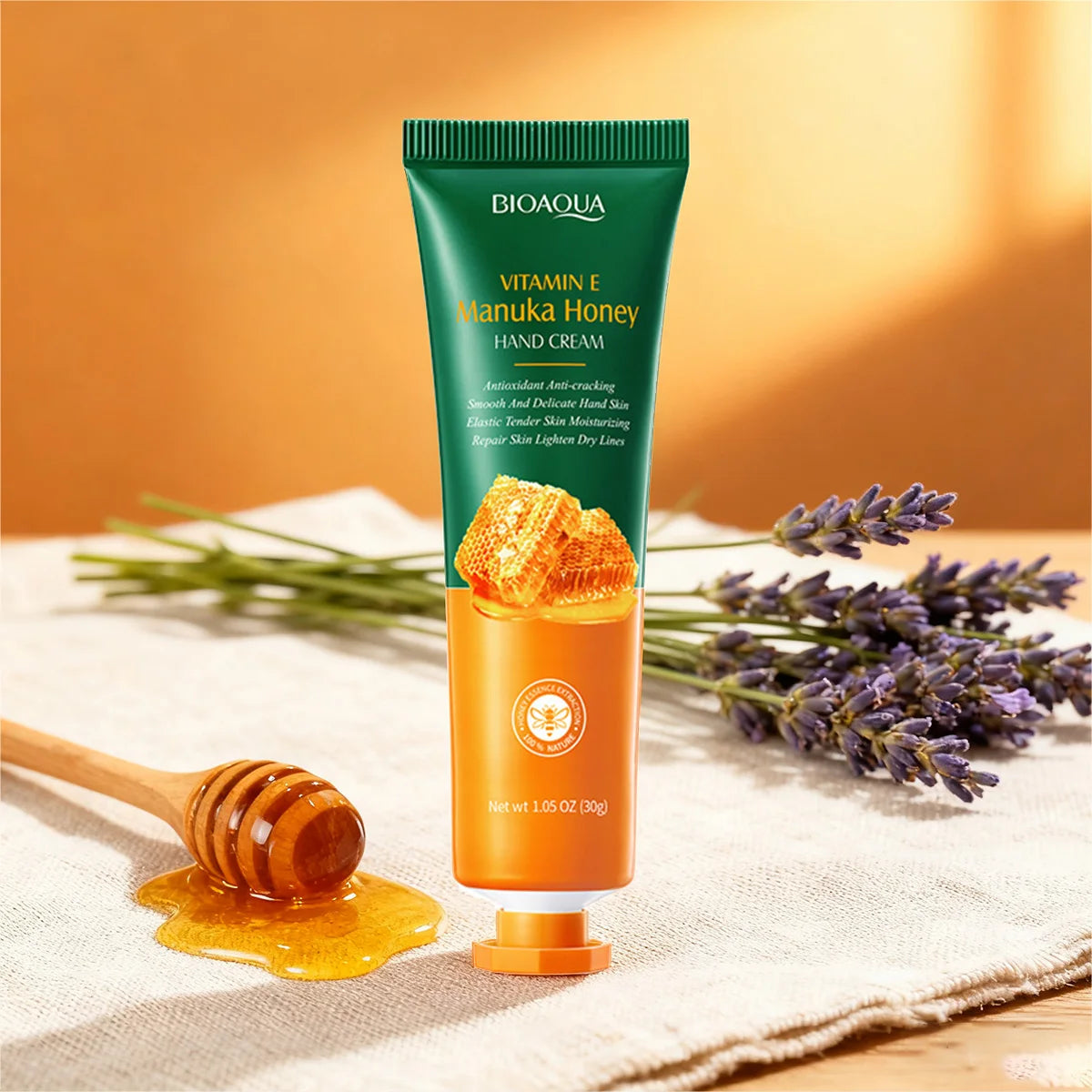 Vitamin E Honey Hand Cream Moisturizing Nourishing Portable Dry Skin Qme