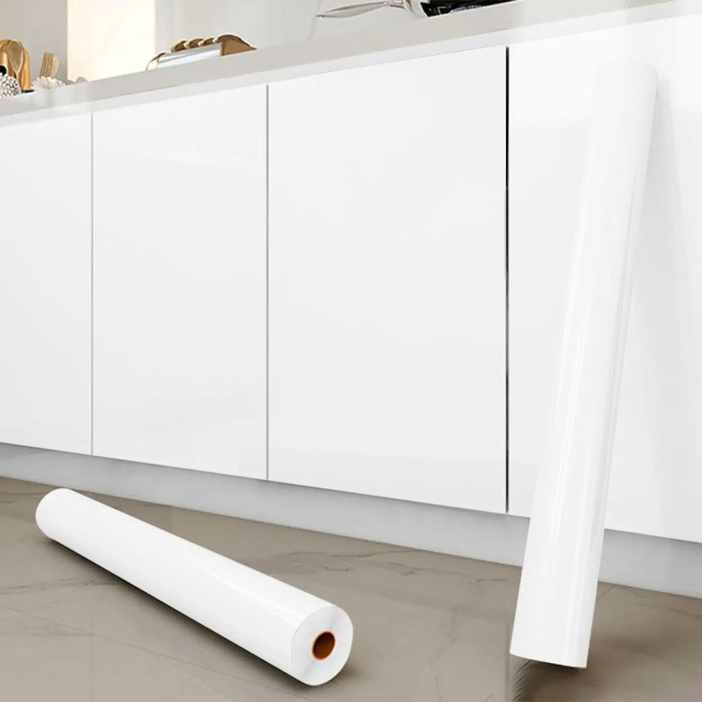 PVC Wallpaper Cabinet Oil Proof Wall Stickers 3D Bathroom Stove Self Qme