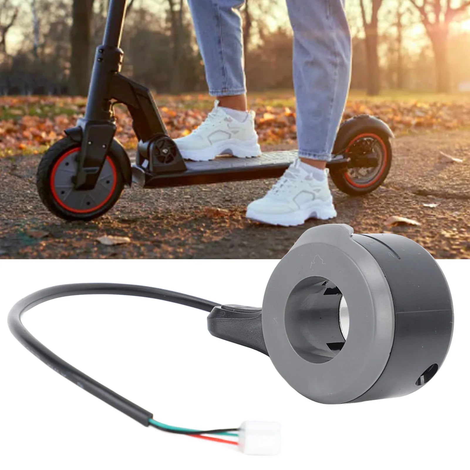 Electric Thumb Throttle Ergonomic Design Throttle Thumb Accelerator for NIU KQi2 KQi2 Pro KQi3 KQi3 Pro Qme