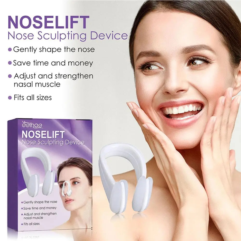Nose Sculpting Device Nose Shaper Clip Soft Silicone Nose Up Lifting Device Nose Slimmer For Wide Big Nose NO Pain Beauty Tool Qme