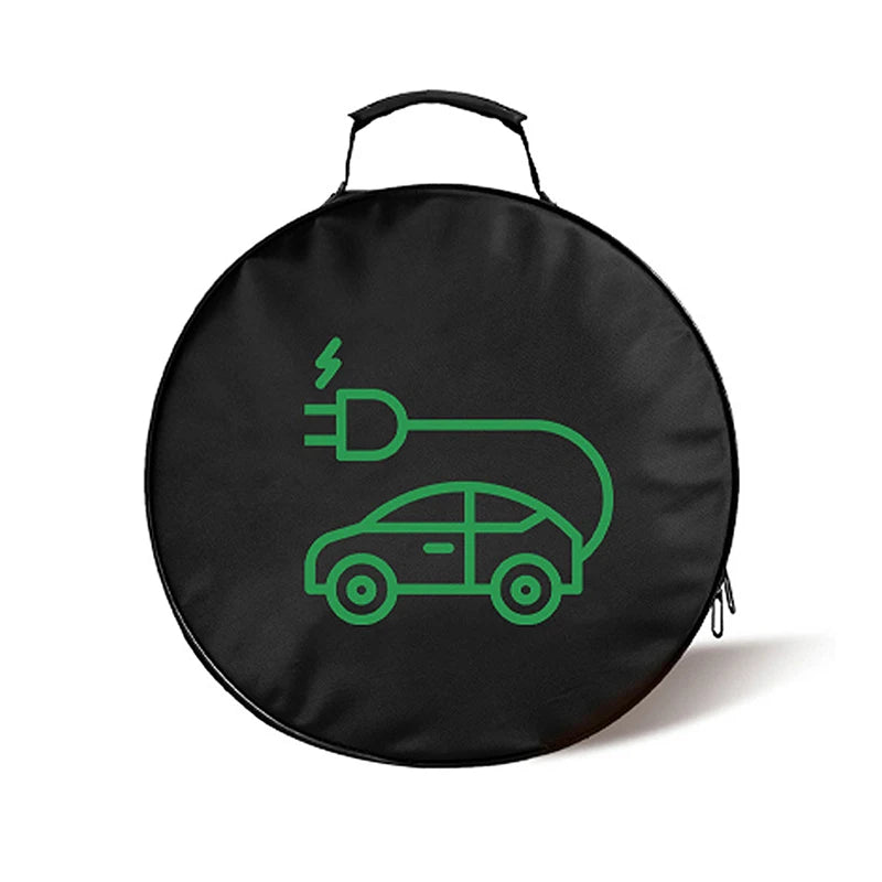 Electric Vehicle Charging Cable Bag Car Charger Storage Auto Trunk Qme