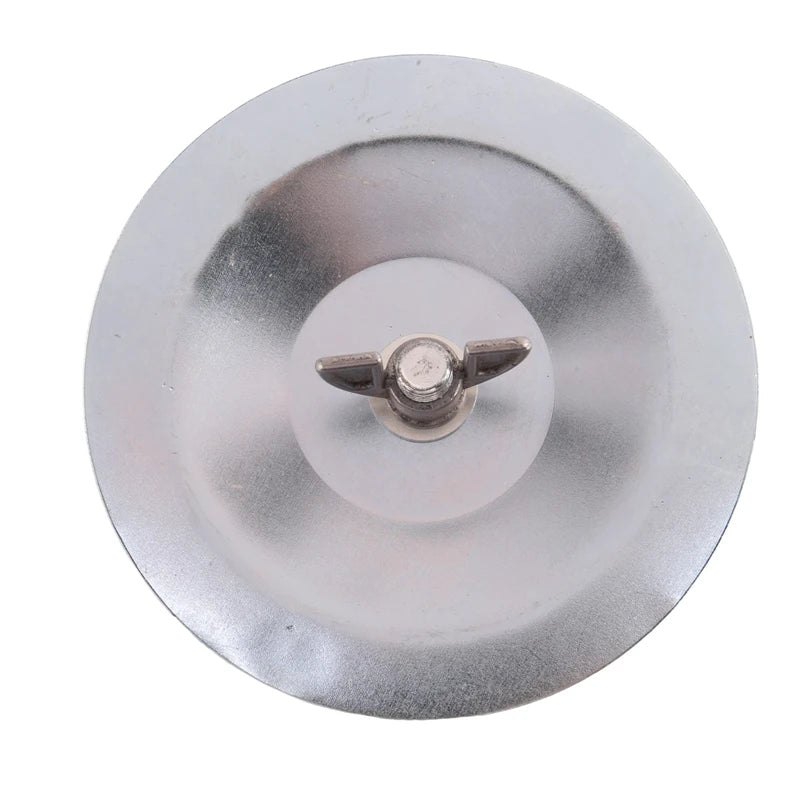 Steel Mechanical Test Plug 4Inch,Sturdy Sewer Cleanout Cap With Galvanized Screw And Wing Nut Fit For Most Pipe Sink Pool Qme