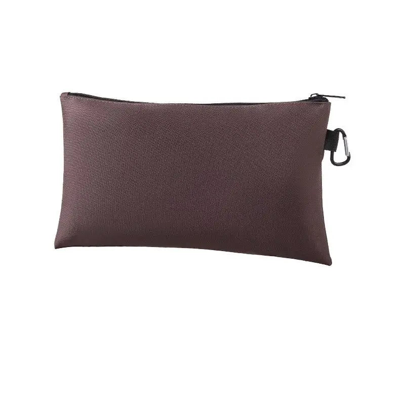 Multipurpose Storage Tool Pouches Premium Tool Bag With Zipper And Carabiner For Camping Woodworking Electrician Gardening Qme A7