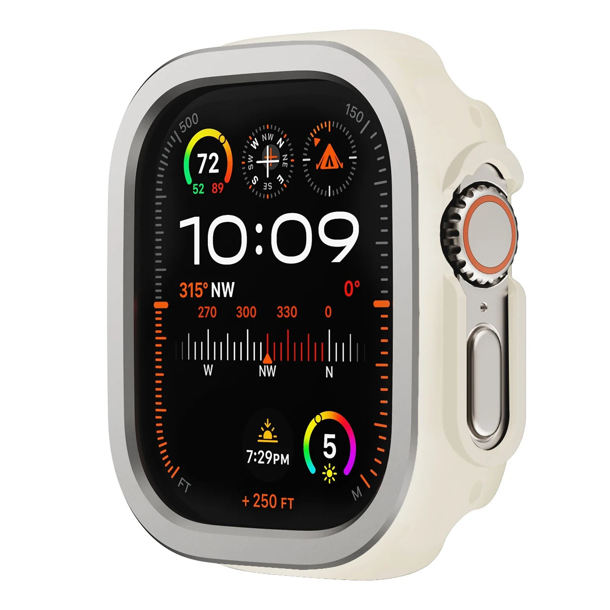 Aluminum Alloy metal +TPU Case For Apple Watch Ultra 49 45 41mm Bumper Frame Housing Protector for iWatch Series SE 9 8 Ultra 7 Qme Starlight 41mm Series 9 8 7