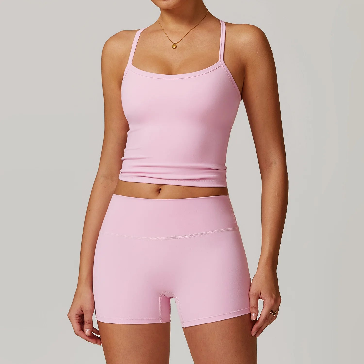 A 2PCS Yoga Suit Sports Set Gym Set Women Tracksuit Running Workout Clothes Long Sleeve Sports Bra Athletic Wear Yoga Clothing Qme