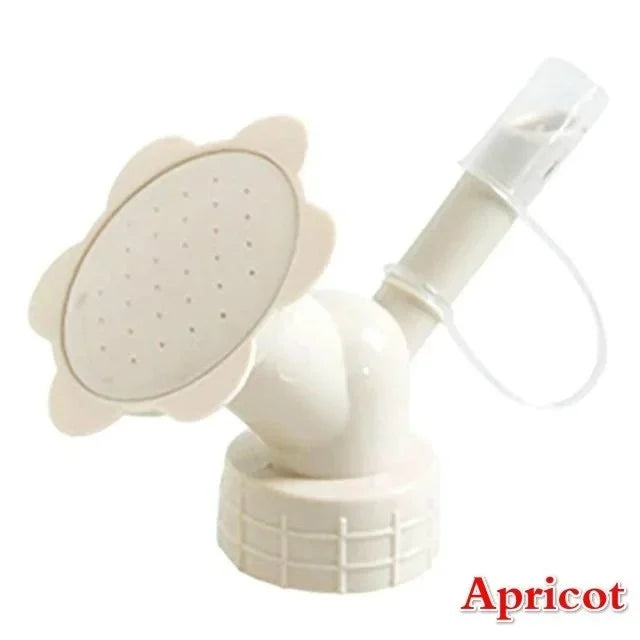 1 Plastic Garden Sprinkler Nozzle Shower Head Watering Can Bottle Qme apricot