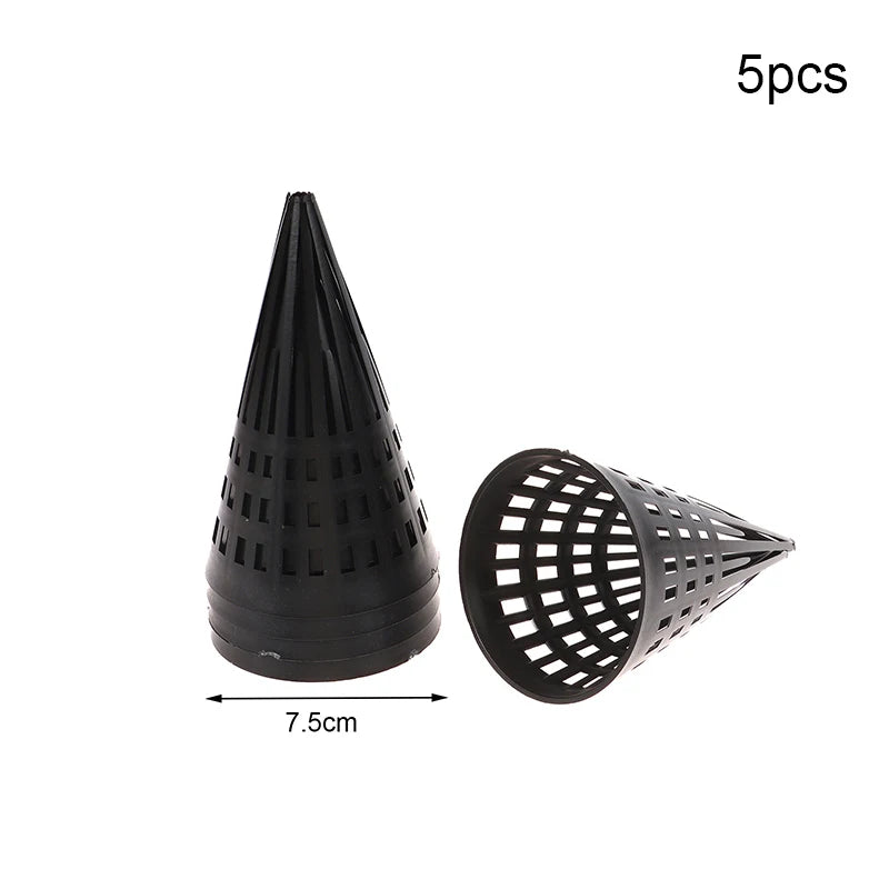 Tapered Inlet Fishing Net Finless Eel Loach Trap Cage Lid Durable Qme 7.5cm 5pcs