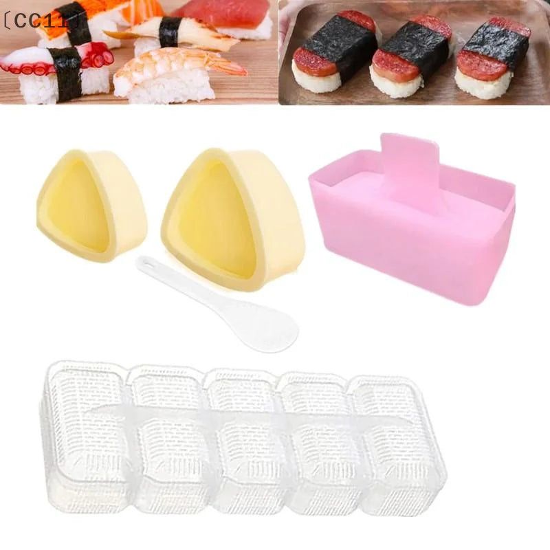 CC11Onigiri Mold Home Kitchen Food Utensils 4- Sushi Press Convenient Qme