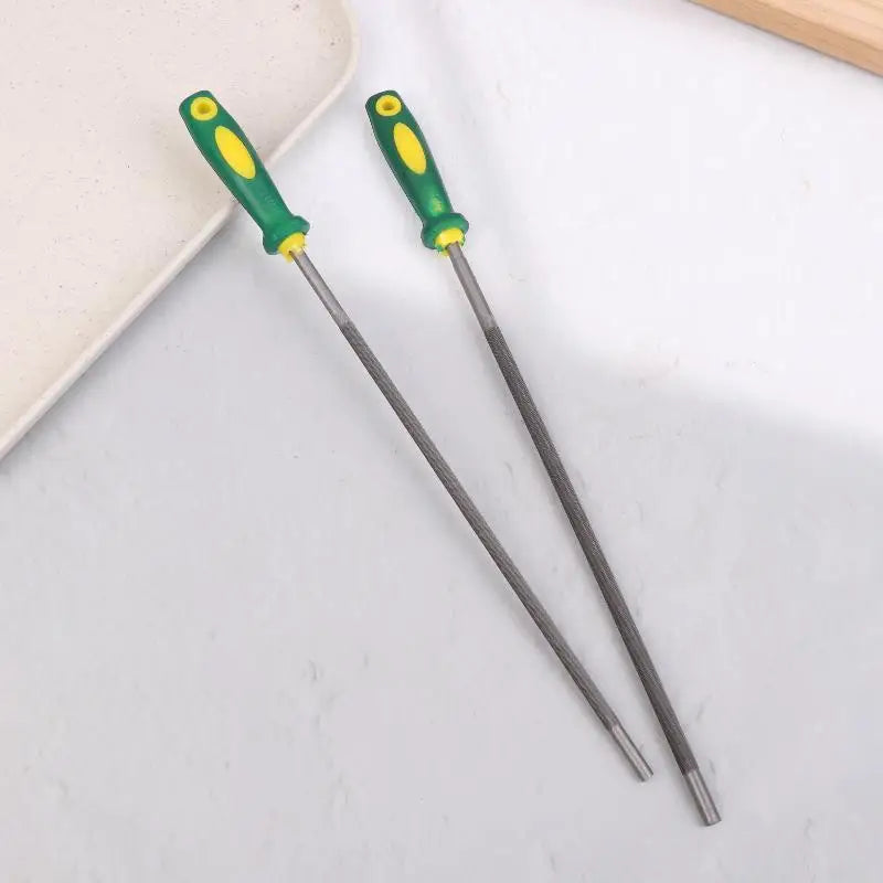 4.0mm 4.8mm 5.5mm Round High Carbon Steel Saw Chain Files Kit Chain Saw Sharpening File For Chainsaw Accessories Woodwork Tools Qme