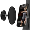 Gym Mate Magnetic Phone Mount &Double-sided Magnetic Suction Phone Holder for MagSafe. Shoot Hands-Free Videos While Working Out Qme Black