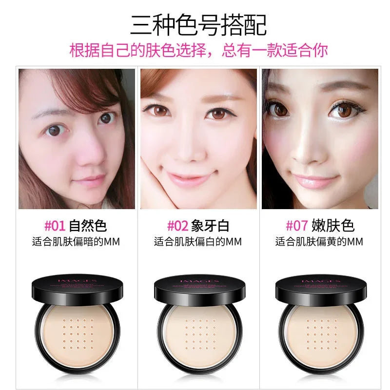 BIOAQUA Brand Face Base Mineral Pressed Powder Makeup Matte Smooth Concealer Control Oil Foundation Contour Make Up Cosmetics Qme