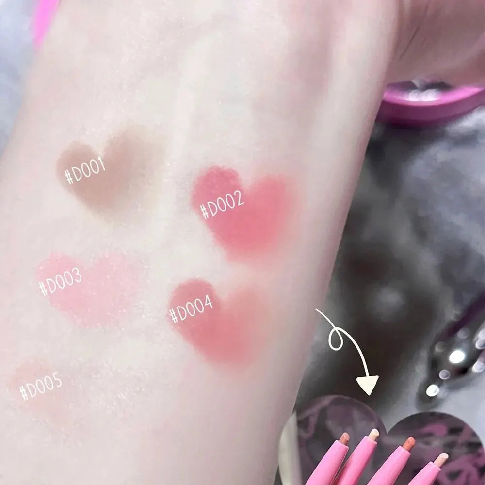 Nude Lip Liner Brush Cappuvini Korean Makeup Long Last Velvet Matte Qme