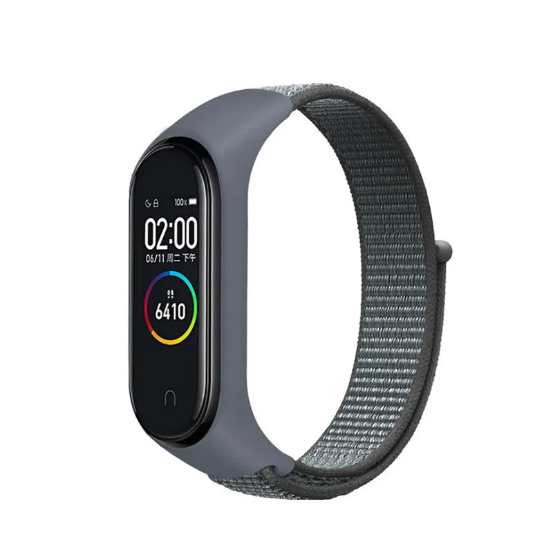 Durable Nylon Loop Watch Strap Freely Adjustable Velcro Xiaomi Mi
