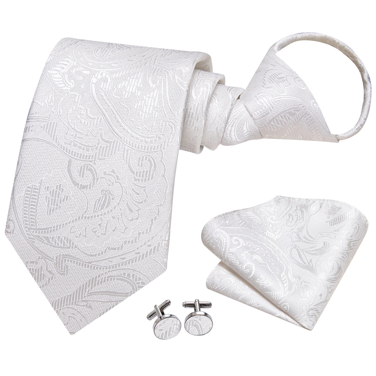Zipper Tie S Knot-free Formal Business Easy Pull Lazy Groom Wedding
