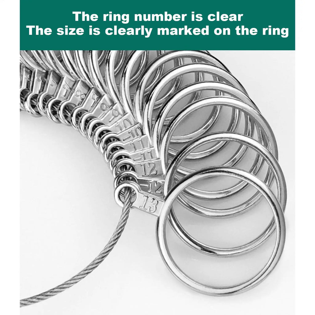 Finger Measuring Tool Ring Measurer Models Jewelry Sizer Precise Qme