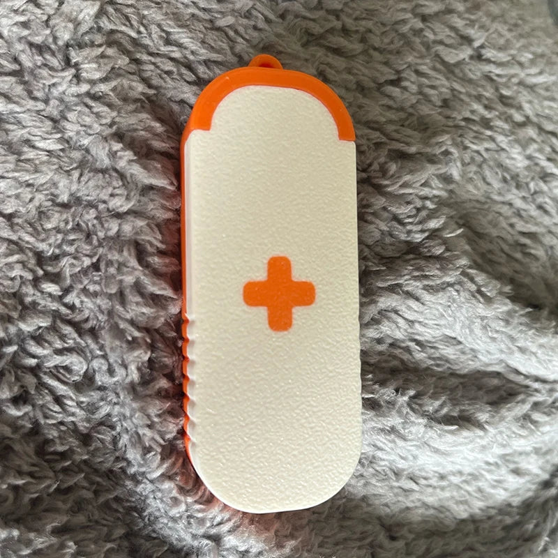 Travel Daily Medication Management 3 Compartment Sliding Pill Box Qme