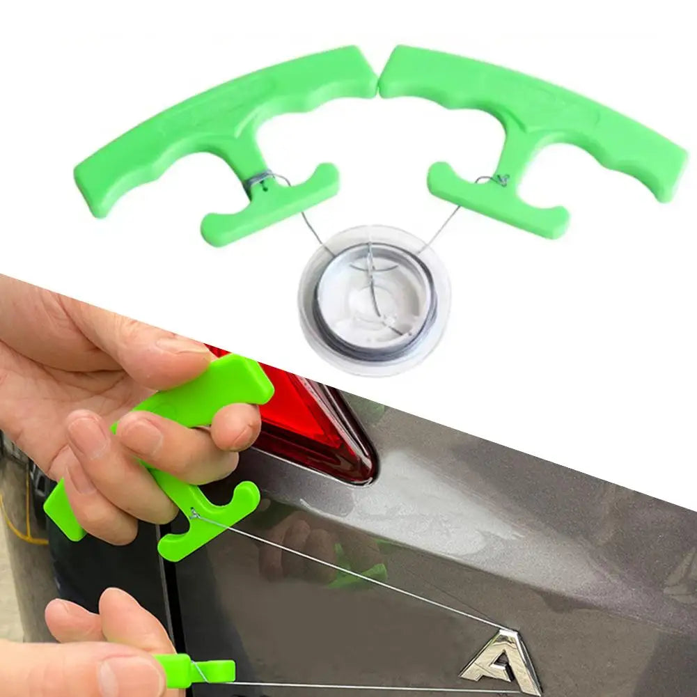 Car Logo Removal Tool No-scratch Pry Vehicle Emblem Spoiler Stripping Qme