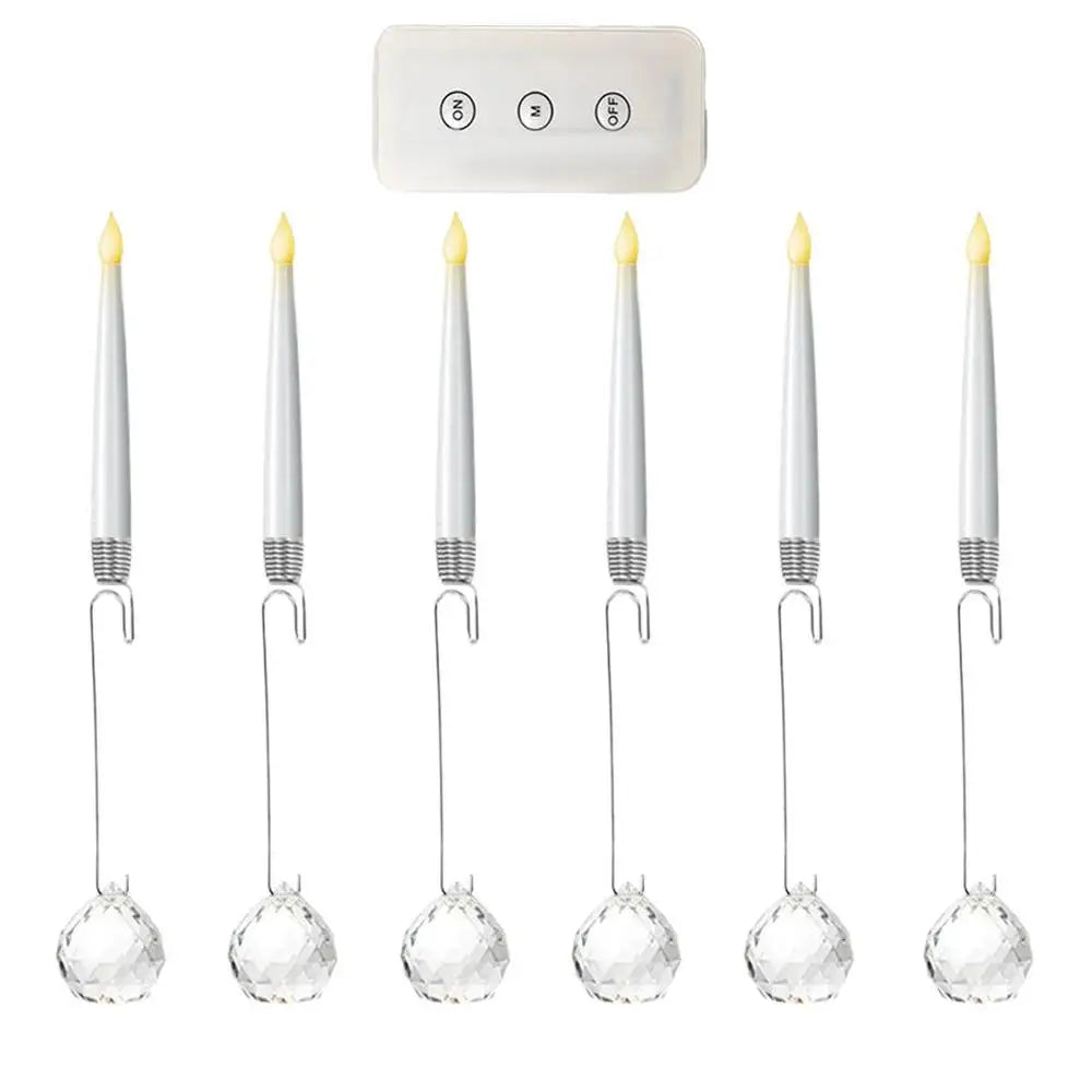 Candles Christmas Tree LED Flameless Holiday Decor 6 Decorations Qme b China Mainland