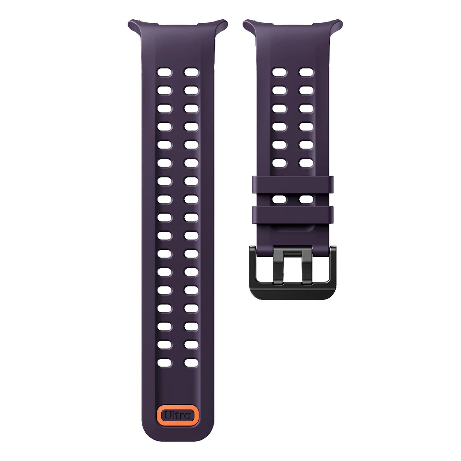 Strap for Samsung Galaxy Watch Ultra 47mm Sports Silicone Bracelet for Samsung Galaxy Watch 9 Ultra2 47mm Band Correa Qme Plum-B Galaxy Ultra(2024)