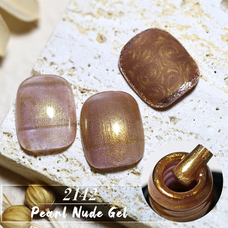 Arte Clavo Nails Gel Pearl Effect UV LED Nail Polish Sparking Varnish Qme