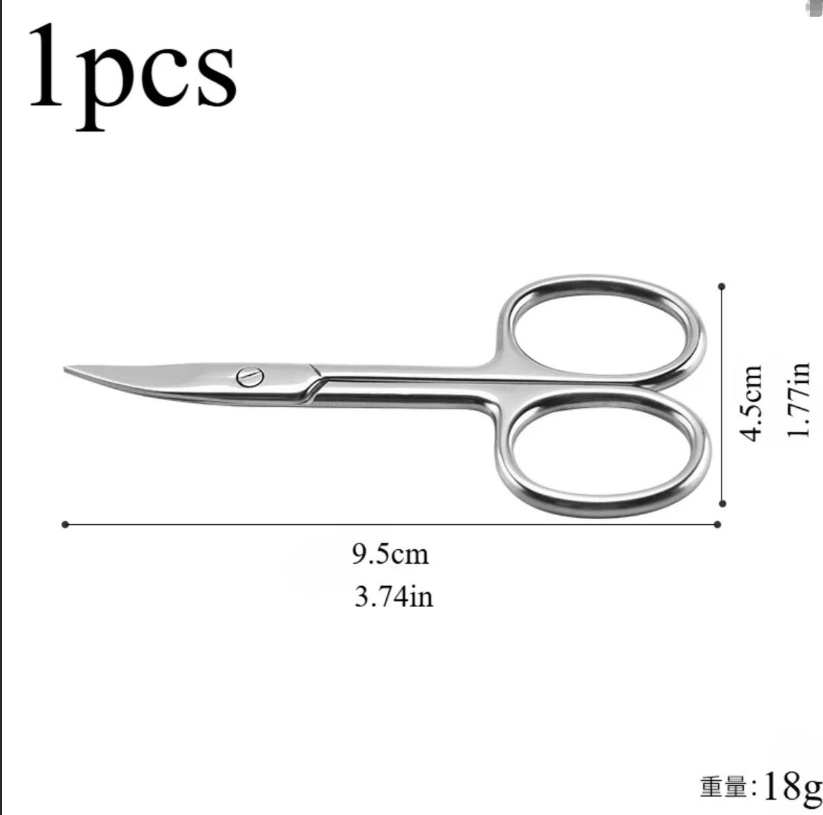 Professional Manicure Scissors Stainless Steel Cuticle Precision Qme