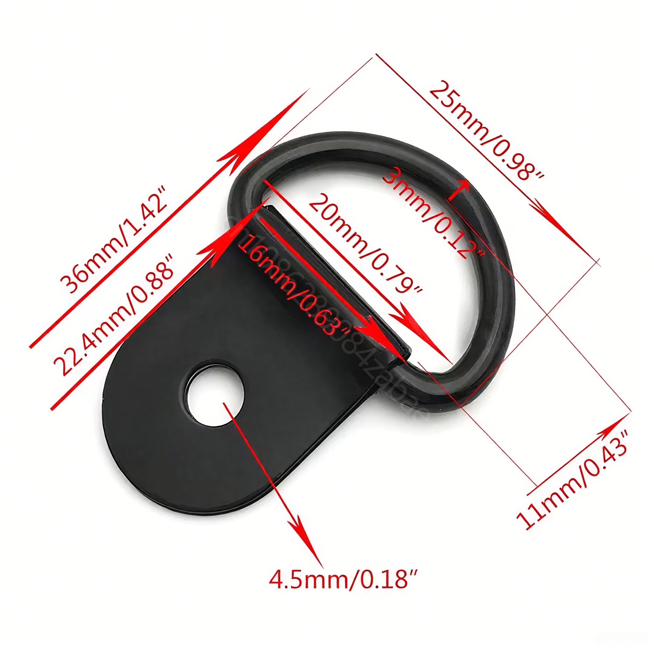 D Rings Tie Down Anchors Ring Pull Multi-purpose Hooks Lashing Load Qme