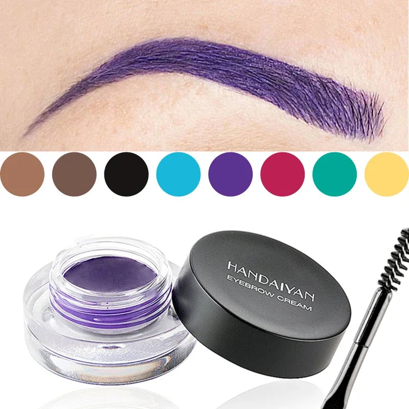 Matte Golded Eyebrow Enhancer Dye Gel Tint Set Waterproof Colour Quick Dry Dyeing Brow Tattoo Tinted Cream Brow Makeup Cosmetic Qme