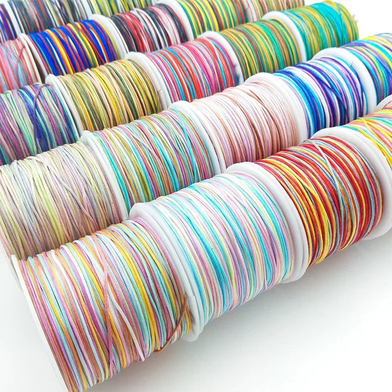 NEW DIY Hand-made Rope Braided Thread Bracelet Rope Tassel Wire Jewelry Line -Beading Cords & Threads Qme