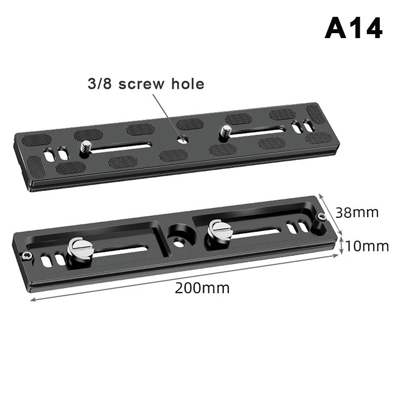 1 4 Screw Tripod Quick Release Adapter Aluminum Alloy Designed Qme A14