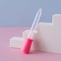 5Pcs 5ml Silicone Dropper Straw Baby Anti Choking Medication Dispenser Baby Food Aid Graduated Dropper Laboratory Experiment Toy Qme Random Color 10Pcs