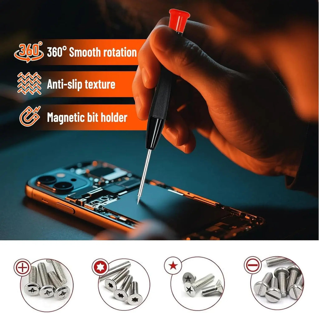 48 In1 Mobile Phone Repair Tool Set, Precision Screwdriver Mobile Phone Opening Repair Tool for Professional Electronics, Repair Qme
