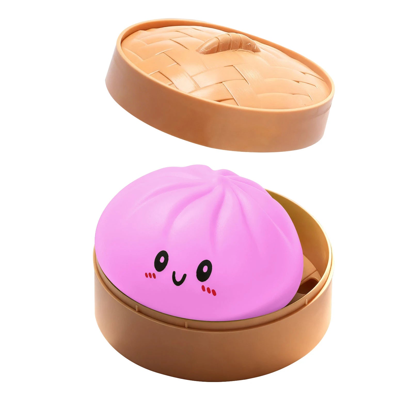 New 43 Styles Glitter Dumpling Glitter Dumpling Squishy with Box Dumplings Sensory Squeeze Toy for Stress Relief Anti-Anxiety Qme Style 17