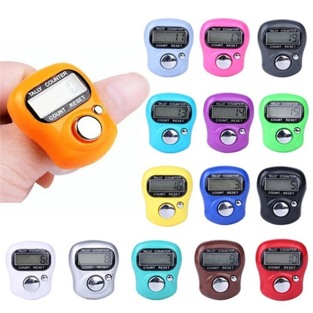 Mini Point Marker Row Finger Meter LCD Electronic Digital Tally Qme