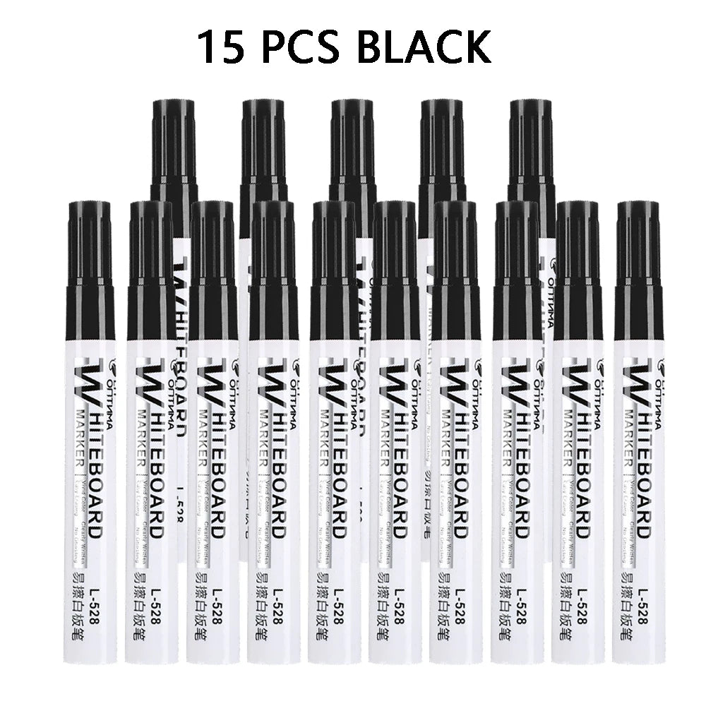 15 20 Erasable Whiteboard Marker Pen Blackboard Classroom Glass