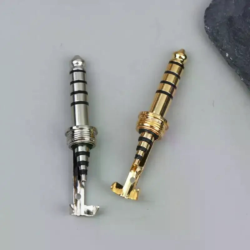 Professional 5Pole Balanced Plug Copper Rhodium Plated Clip Qme