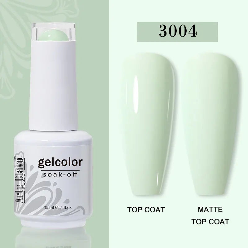 Arte Clavo 44 Colors Jelly Nude Gel Nail Polish Semi Transparent