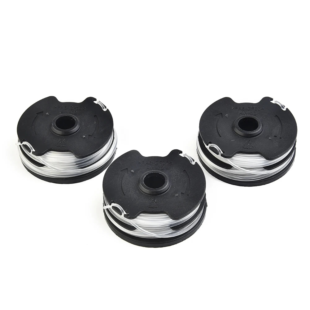 3pcs Thread Spools For Parkside Cordless Grass Trimmer For Parkside PRT 550 A1 A5 Garden String Trimmer Replacement Accessory Qme