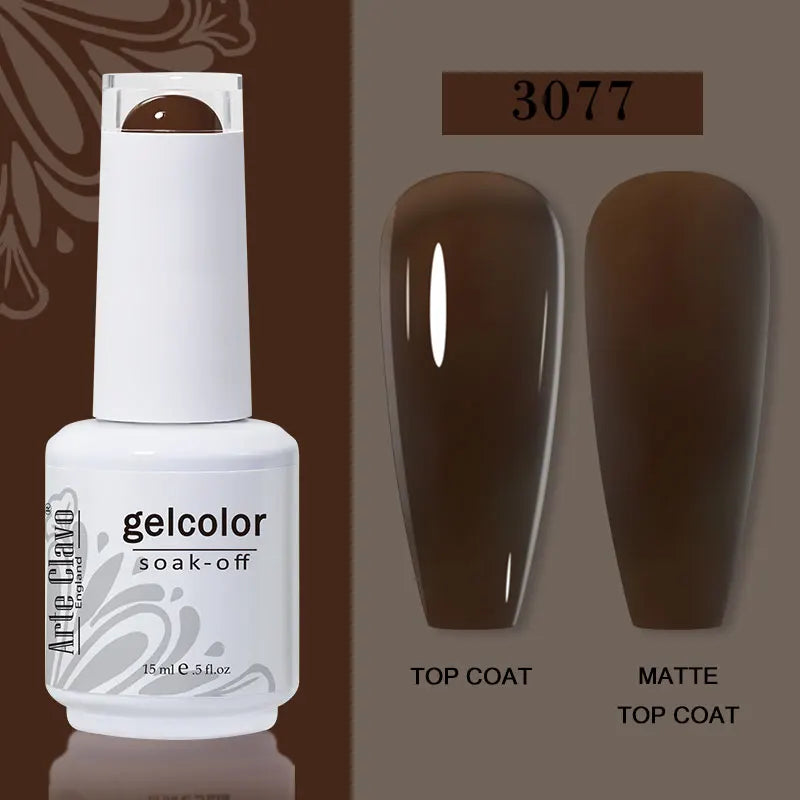 Arte Clavo 44 Colors Jelly Nude Gel Nail Polish Semi Transparent