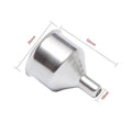 2Pcs Funnel Stainless Steel Portable Mini Small Mouth Funnels Bar Wine Flask Universal Long-mouth Conical Kitchen Oil Funnel Qme L