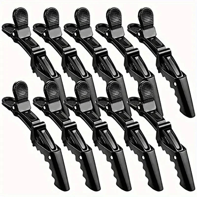 5-30pcs Alligator Hair Clip Plastic Nonslip Hairpin Black Pink Durable Hair Clamp Hairdressing Styling Accessories for Woman Man Qme